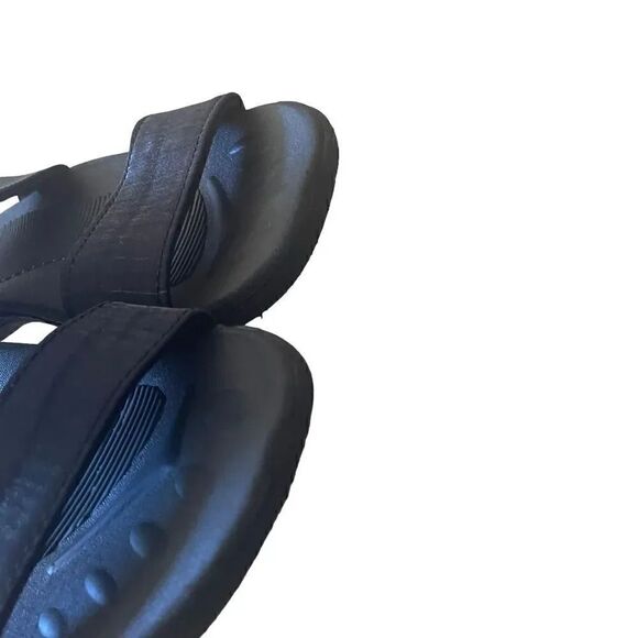 Megnya Adjustable Straps Black Comfortable Casual Beach Sporty Womens Sandals 6 - Picture 7 of 10